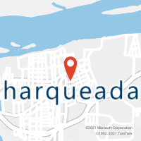 Mapa com localização da Agência AC CHARQUEADAS