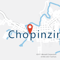 Mapa com localização da Agência AC CHOPINZINHO