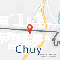 Mapa com localização da Agência AC CHUI