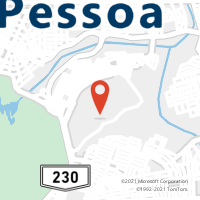 Mapa com localização da Agência AC CIDADE UNIVERS JOAO PESSOA