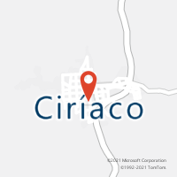 Mapa com localização da Agência AC CIRIACO