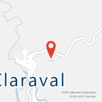 Mapa com localização da Agência AC CLARAVAL