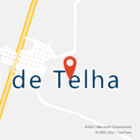 Mapa com localização da Agência AC COCAL DE TELHA