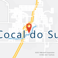 Mapa com localização da Agência AC COCAL DO SUL