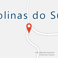 Mapa com localização da Agência AC COLINAS DO SUL