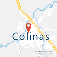 Mapa com localização da Agência AC COLINAS