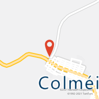 Mapa com localização da Agência AC COLMEIA