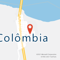 Mapa com localização da Agência AC COLOMBIA