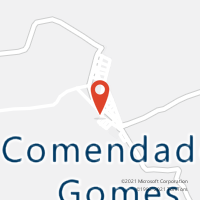 Mapa com localização da Agência AC COMENDADOR GOMES