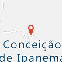 Mapa com localização da Agência AC CONCEICAO DE IPANEMA