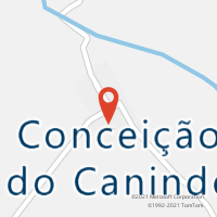 Mapa com localização da Agência AC CONCEICAO DO CANINDE