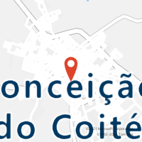 Mapa com localização da Agência AC CONCEICAO DO COITE