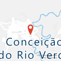 Mapa com localização da Agência AC CONCEICAO DO RIO VERDE