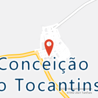 Mapa com localização da Agência AC CONCEICAO DO TOCANTINS