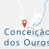 Mapa com localização da Agência AC CONCEICAO DOS OUROS