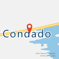 Mapa com localização da Agência AC CONDADO