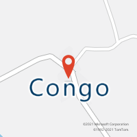 Mapa com localização da Agência AC CONGO