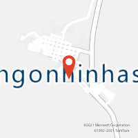 Mapa com localização da Agência AC CONGONHINHAS