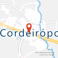 Mapa com localização da Agência AC CORDEIROPOLIS