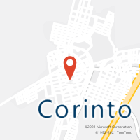 Mapa com localização da Agência AC CORINTO