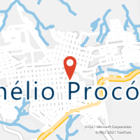 Mapa com localização da Agência AC CORNELIO PROCOPIO