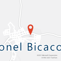 Mapa com localização da Agência AC CORONEL BICACO