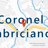 Mapa com localização da Agência AC CORONEL FABRICIANO