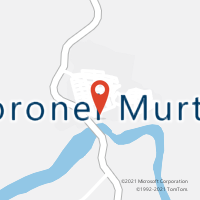 Mapa com localização da Agência AC CORONEL MURTA