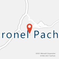Mapa com localização da Agência AC CORONEL PACHECO