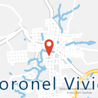 Mapa com localização da Agência AC CORONEL VIVIDA