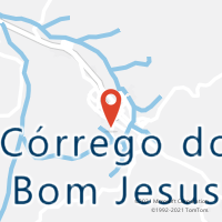 Mapa com localização da Agência AC CORREGO DO BOM JESUS