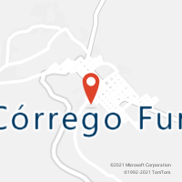 Mapa com localização da Agência AC CORREGO FUNDO