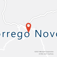Mapa com localização da Agência AC CORREGO NOVO
