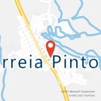 Mapa com localização da Agência AC CORREIA PINTO
