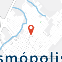 Mapa com localização da Agência AC COSMOPOLIS