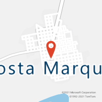 Mapa com localização da Agência AC COSTA MARQUES