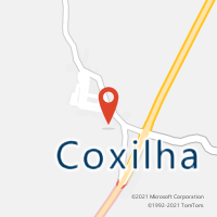 Mapa com localização da Agência AC COXILHA