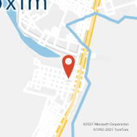 Mapa com localização da Agência AC COXIM