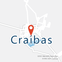 Mapa com localização da Agência AC CRAIBAS