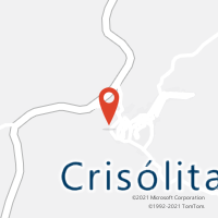 Mapa com localização da Agência AC CRISOLITA