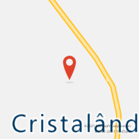 Mapa com localização da Agência AC CRISTALANDIA DO PIAUI