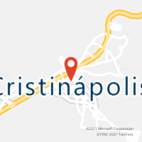 Mapa com localização da Agência AC CRISTINAPOLIS