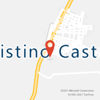 Mapa com localização da Agência AC CRISTINO CASTRO