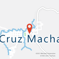Mapa com localização da Agência AC CRUZ MACHADO
