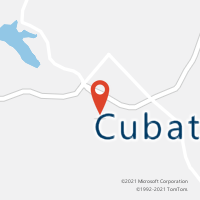 Mapa com localização da Agência AC CUBATI