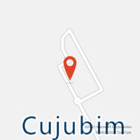 Mapa com localização da Agência AC CUJUBIM