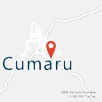 Mapa com localização da Agência AC CUMARU