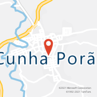 Mapa com localização da Agência AC CUNHA PORA