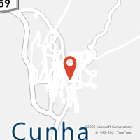Mapa com localização da Agência AC CUNHA