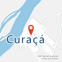 Mapa com localização da Agência AC CURACA